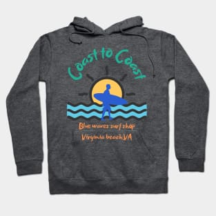 Coast to coast surf shop Hoodie